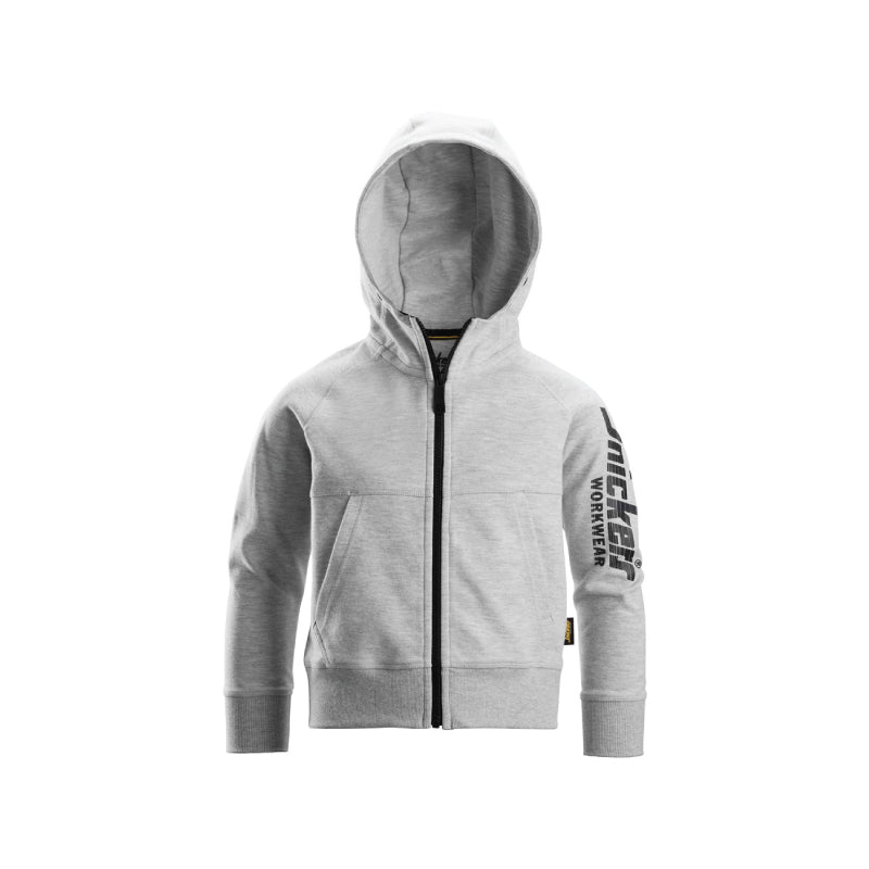 Sweat-shirt à capuche Junior avec logo et fermeture à glissière pleine longueur
