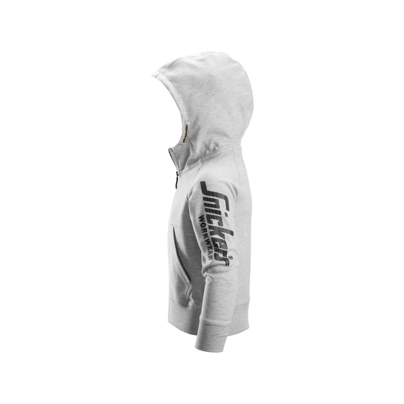 Sweat-shirt à capuche Junior avec logo et fermeture à glissière pleine longueur