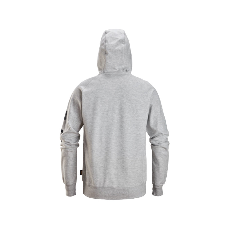 Sweat-shirt à capuche avec logo et fermeture