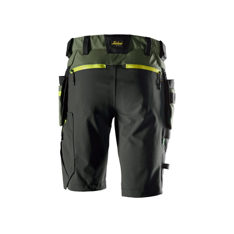 Short en tissu extensible softshell avec poches holster amovibles