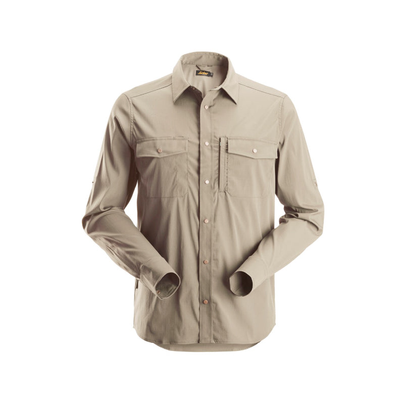 Chemise à manches longues en tissu hautement respirant