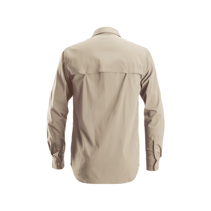 Chemise à manches longues en tissu hautement respirant