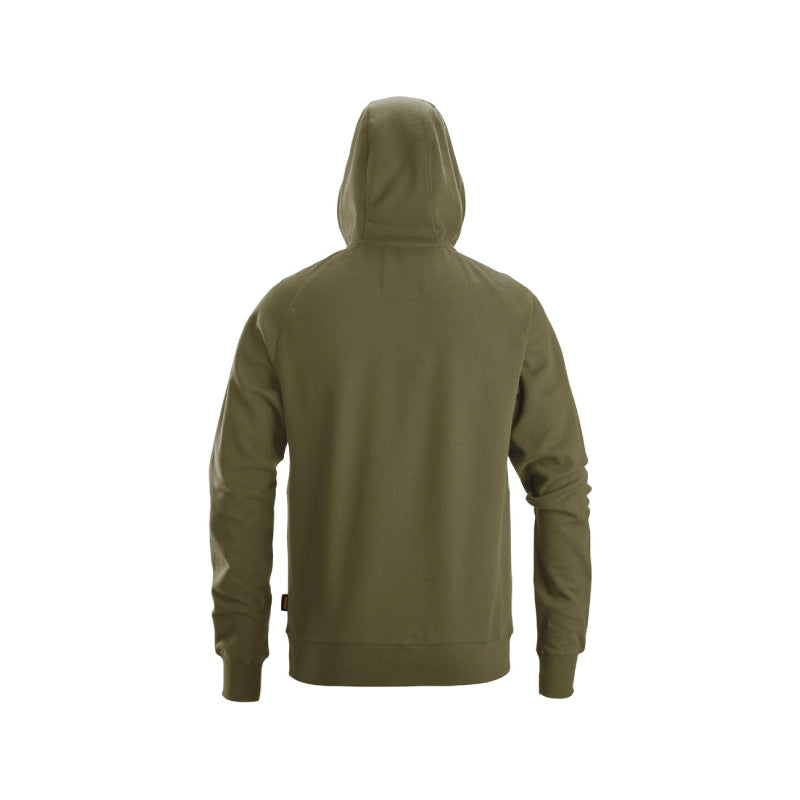 Sweat-shirt à capuche avec logo et fermeture