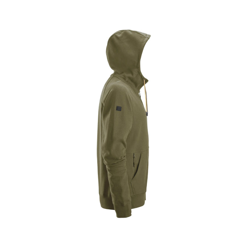 Sweat-shirt à capuche avec logo et fermeture