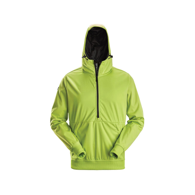 Sweat-shirt à capuche demi-zippé