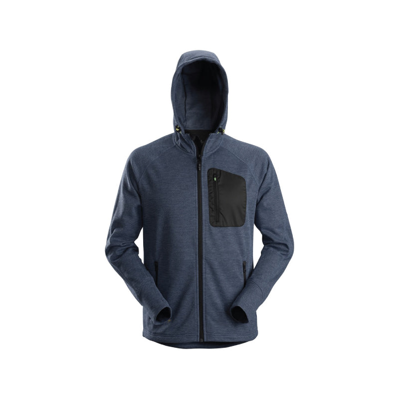 Sweat-shirt à capuche entièrement zippé