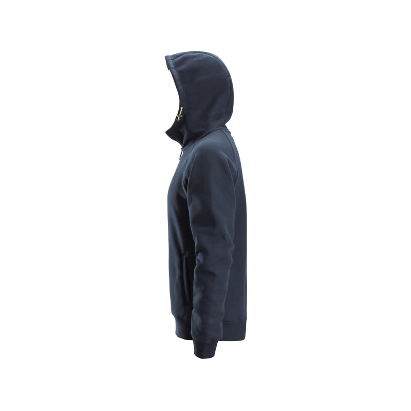 Sweat-shirt à capuche avec logo et fermeture