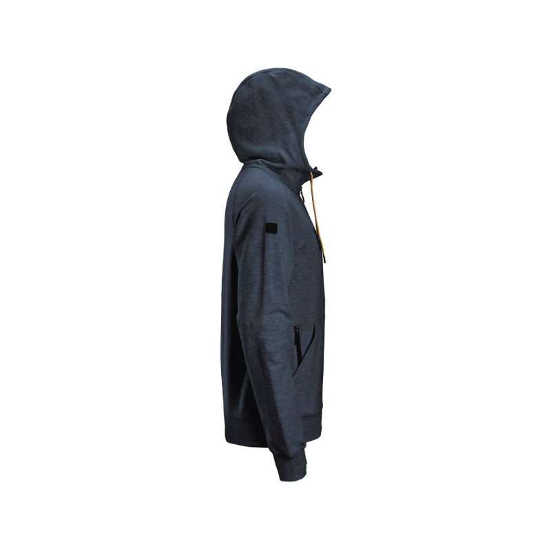 Sweat-shirt à capuche avec logo et fermeture