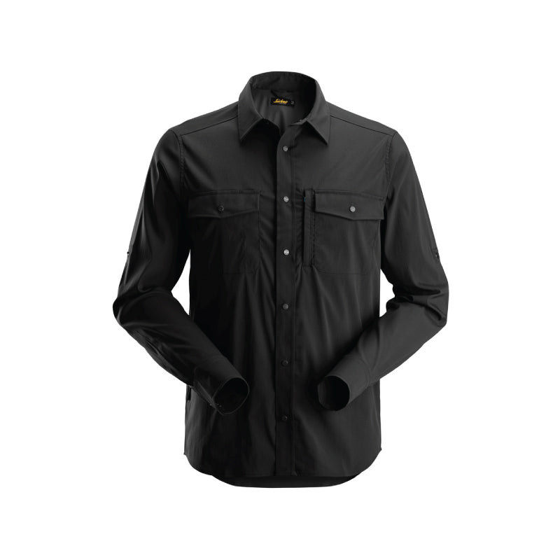 Chemise à manches longues en tissu hautement respirant