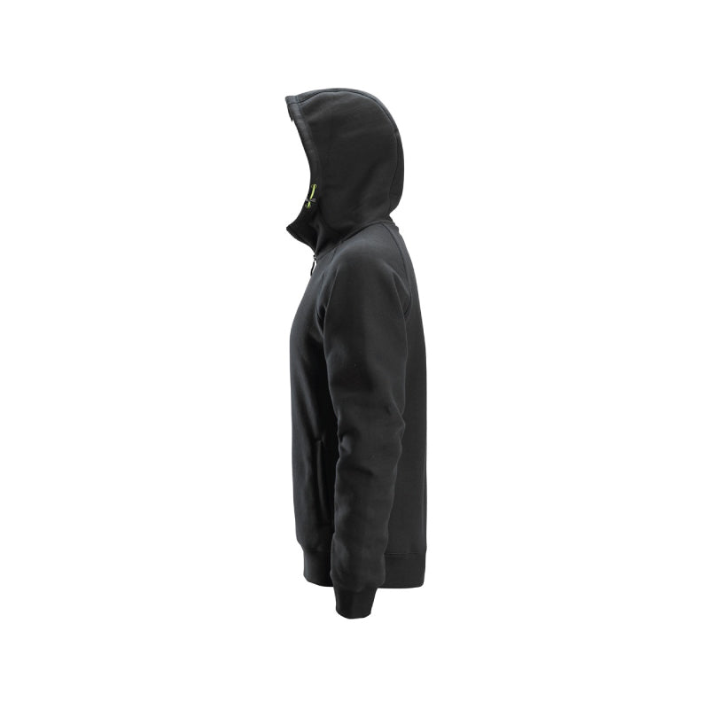 Sweat-shirt à capuche avec logo et fermeture