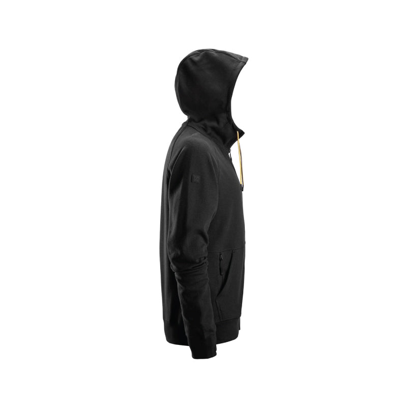 Sweat-shirt à capuche avec logo et fermeture