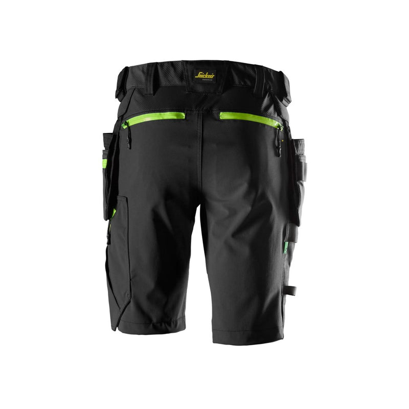 Short en tissu extensible softshell avec poches holster amovibles