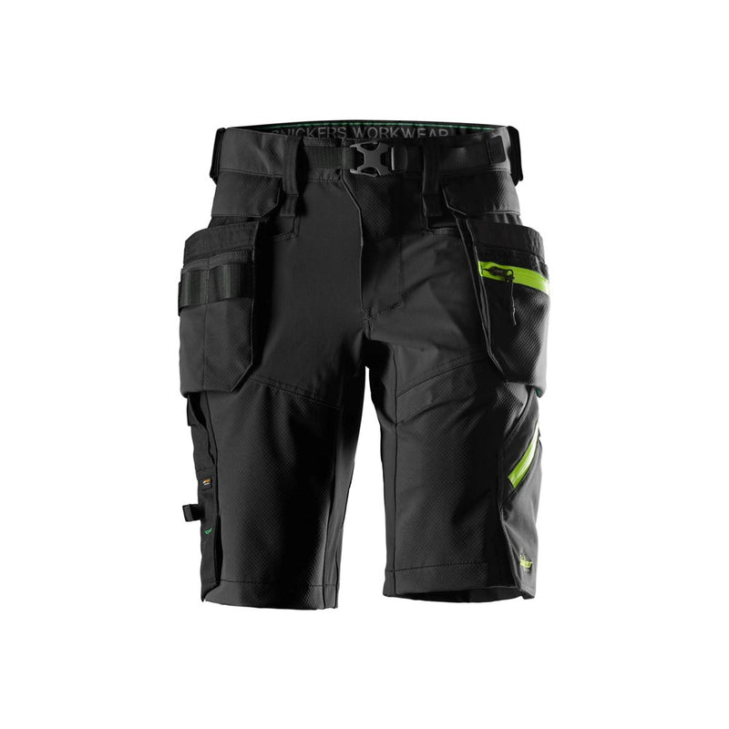 Short en tissu extensible softshell avec poches holster amovibles