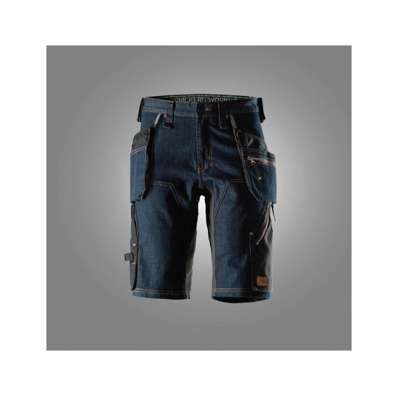 Short en denim avec poches holster