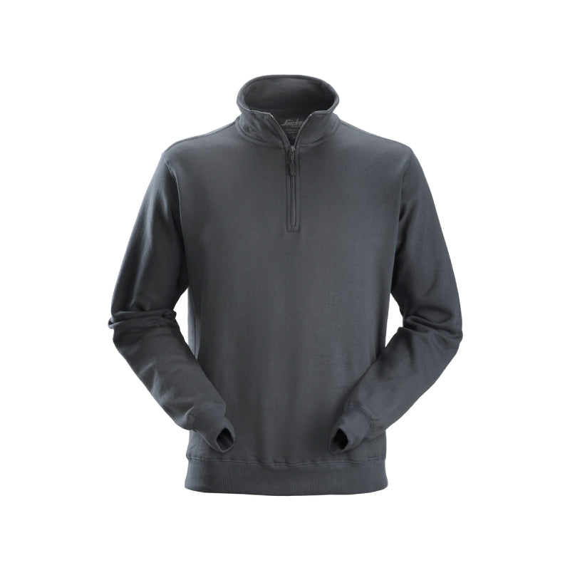 Sweat-shirt demi-zippé